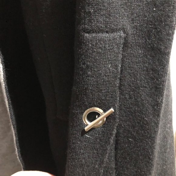 Ellen Tracy Open Cardigan/Top Black Sweater - Picture 5 of 5